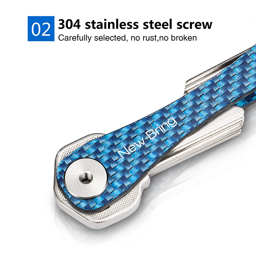 Новинка кошельки для ключей NewBring из оксида алюминия умный держатель