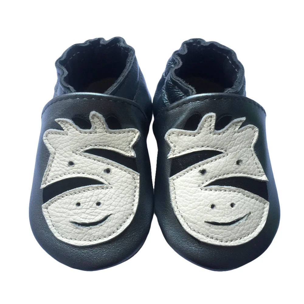 Amur Leopard Cute Cartoon animals Toddler Infant Shoes Leather 0-24M Soft Bottom Baby Shoes First Walkers Autumn