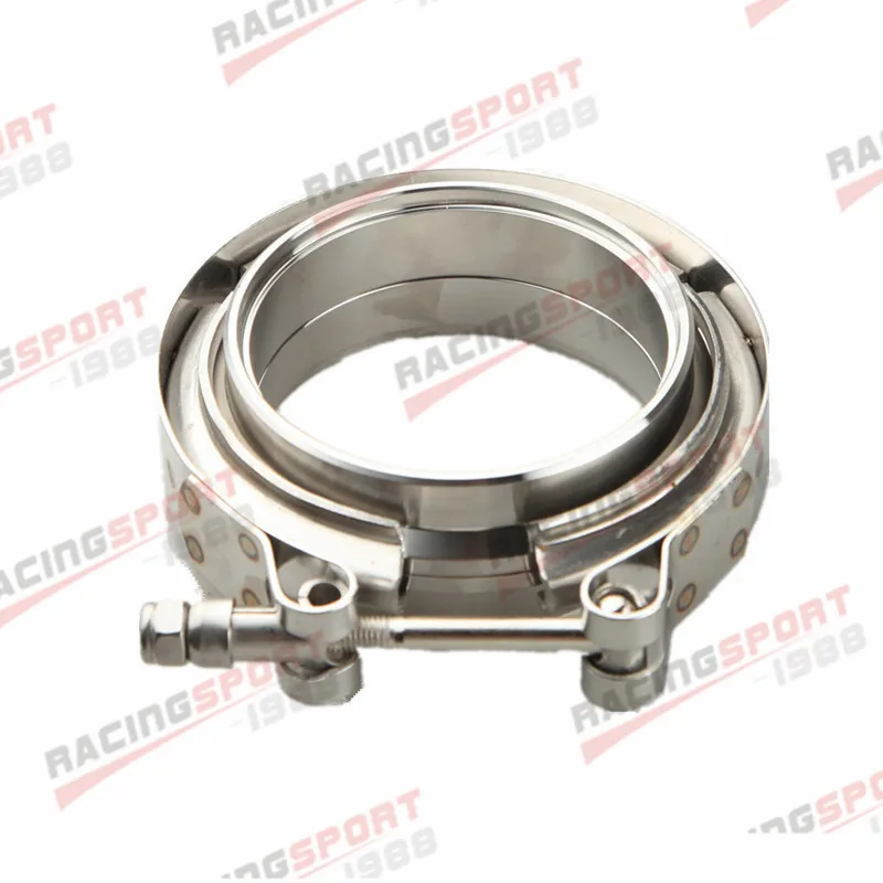 

2.5" Self Aligning Male/Female V-Band Vband Clamp CNC Stainless Steel Flange Kit