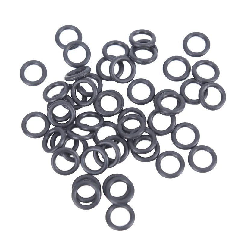 

50pcs Black Rubber Fishing O Rings For Worms Wacky Rig O-Ring Tool Fishing Bite For Fishing Bite Alarms, Rod Pods, Bars