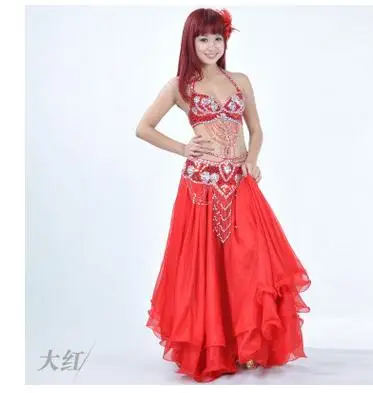 1set-lot-woman-belly-dancing-3pcs-sequines-top-chiffon-skirt-sequined-belt-lady-perfomance-dancing-cloth