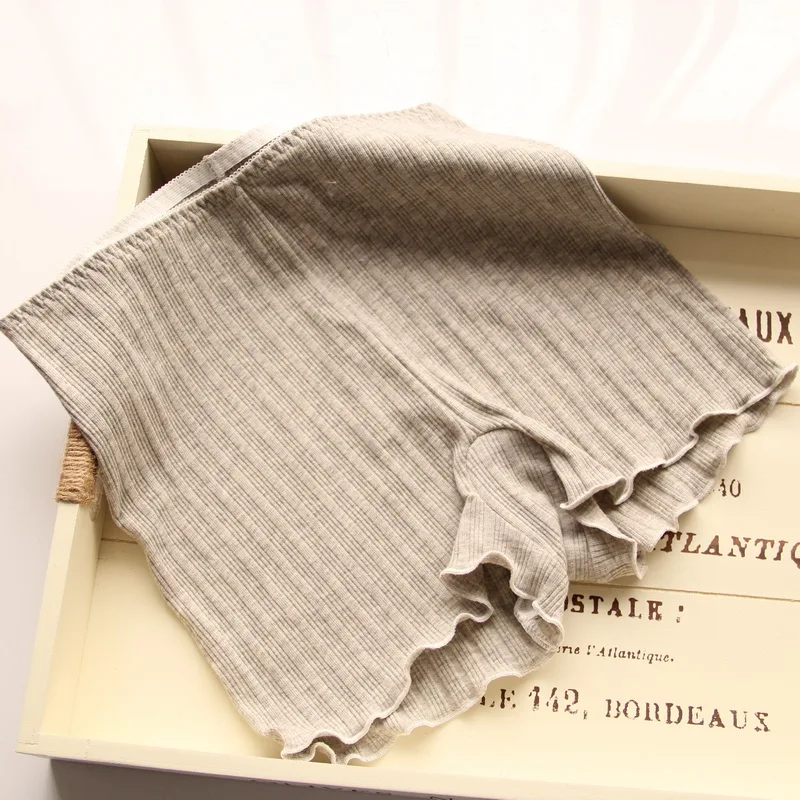 

Nice design Thread cotton Women's Boyshorts Solid Girl Panties