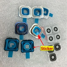 Aiinant оригинальная задняя камера стекло объектив кольцо Крышка для samsung Galaxy S6 Edge Plus с наклейкой запасные части