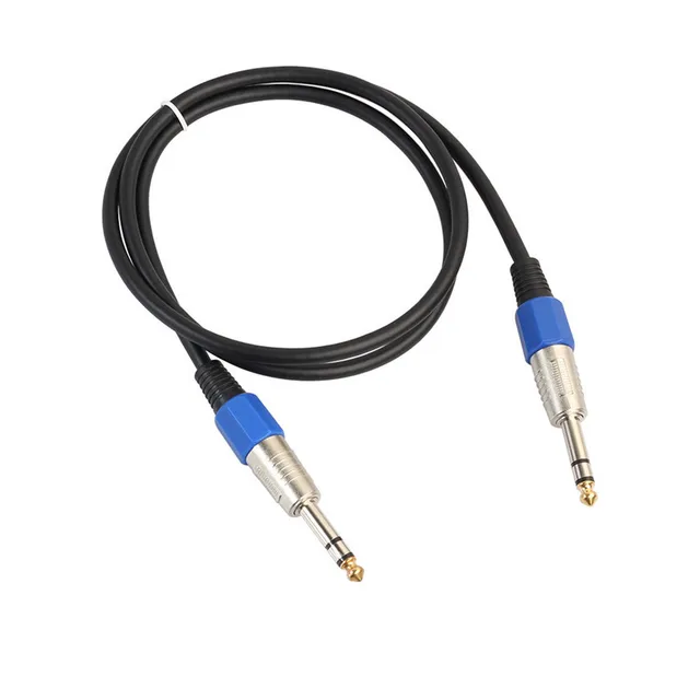 6.35mm Male To Male Audio Cable For Electric Guitar Mixer Mono/Stereo Via Cable A8in Computer