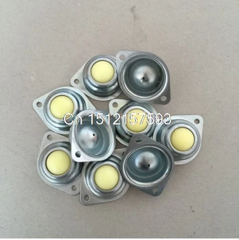 

10Pcs Dia 1'' Nylon Ball Metal Transfer Bearing Unit Conveyor Roller