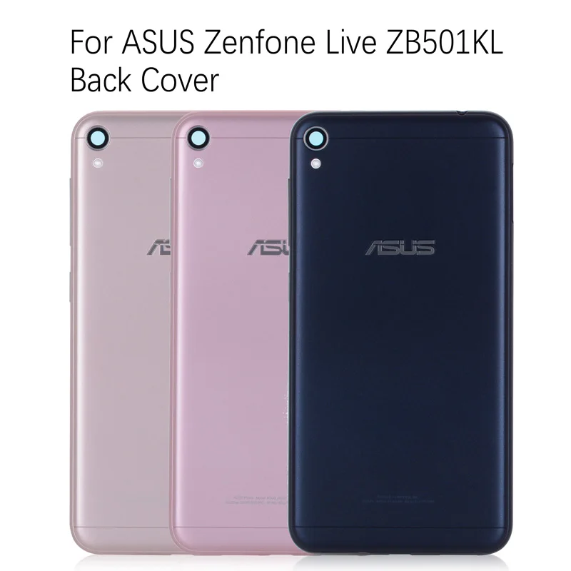 Задняя крышка для Asus Zenfone Live ZB501KL на батарею черный золотой