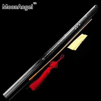 

G Key 8 Holes Vertical Flute Acrylic Transparent Musical Instrument High Quality Woodwind Instrument with Protective Case