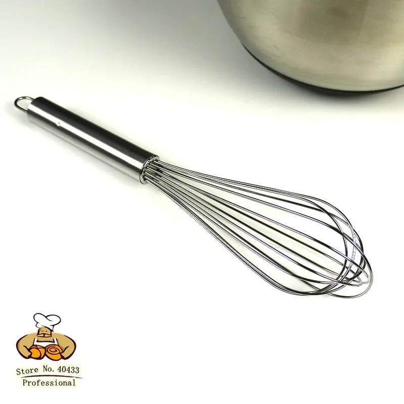 Kitchen Tools Stainless Steel Egg Beater Balloon Whisk Milk Cream Butter Whisk Mixer Stiring Blender Tool