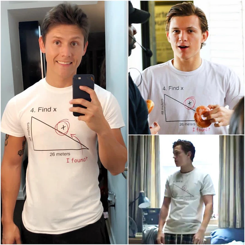 TOPESKO далеко от дома Бальные найти х футболки для мужчин и женщин Tom Holland футболка