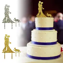 Акриловые торт ко дню рождения вставки DIY творческие украшения торта флаг Свадебный десерт Украшение стола Юбилей День Рождения Декор