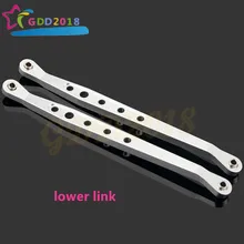 1pair/2 pcs AXIAL Wraith RR1090048 Aluminum the upper and lower alloy rock buggy links ax80083 For RC HSP car