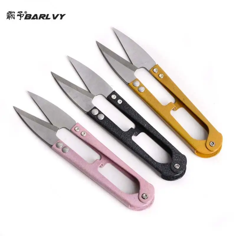 

1pc Fishing Tool Fish Use Scissors U-shaped Sharp To Cut Line Accessories Tackle