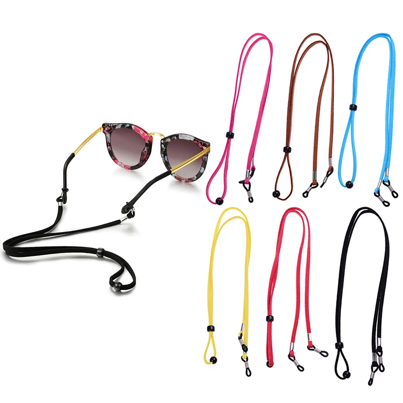 

Eyeglasses Neck Strap 1PC Sports Read Glasses Cord Anti-skid Sunglass Rope Lanyard Holder Rope 10 Clours