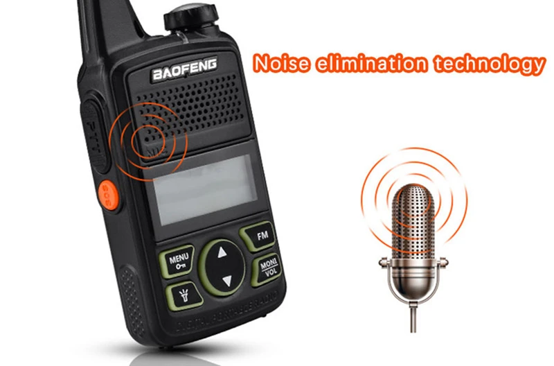 Из 2 предметов Baofeng BF-T1 BF T1 Портативный Мини Walkie Talkie CB двухстороннее Любительское ДМВ радиостанция трансивер Boafeng PMR 446 PMR446 Амадор