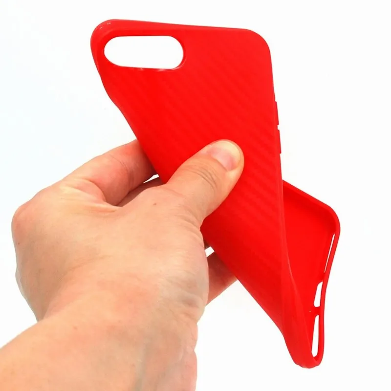 Portefeuille For iPhone Cases Luxury Carbon Fiber Soft Silicone Case Cover Skin For iPhone 7 Plus 6 6S 5 5S SE Coque Accessories (8)
