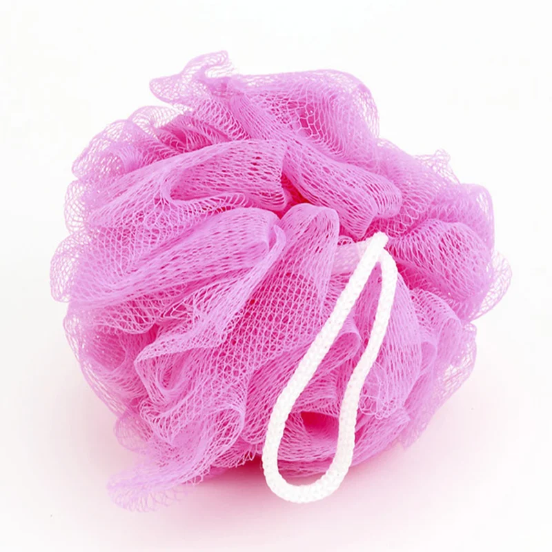 Free Shipping 2 PCS Nylon Mesh Bathing Rub Flower Bathroom Supplies