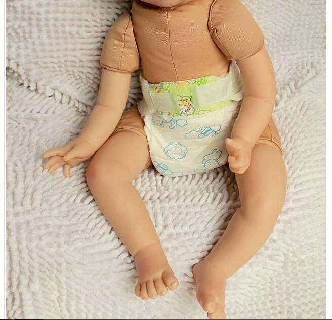 Goedkoop NPKCOLLECTION 22 Inch 55 cm Zeer Zacht Siliconen Pasgeboren Baby Doll Reborn baby Poppen Levensechte Echte Baby Doll voor kinderen Gift
