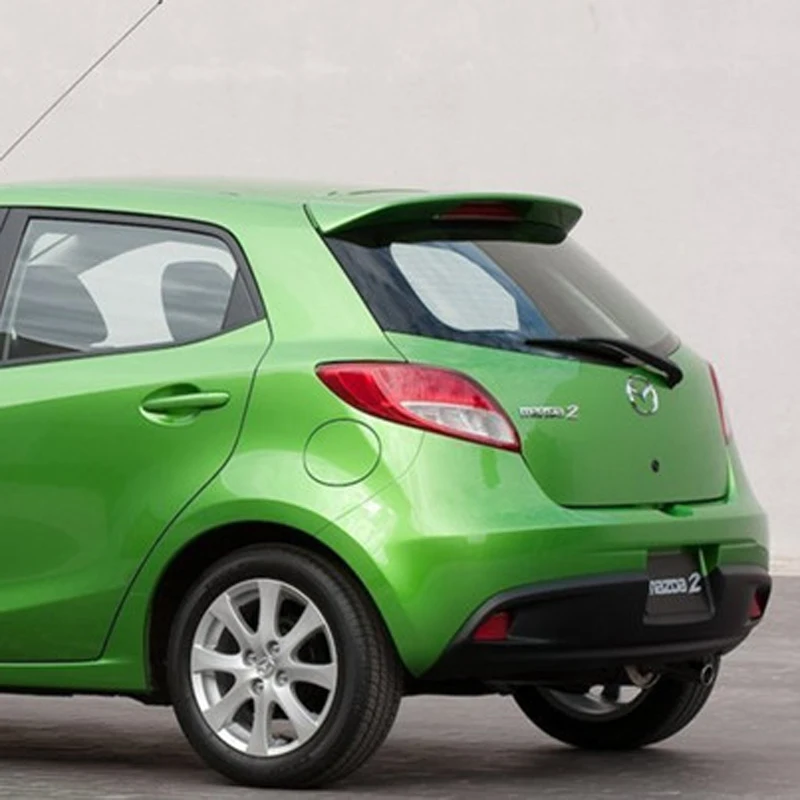 Спойлер для хэтчбека Mazda 2 модель 2008 2015 искусственный автомобильный пластиковый