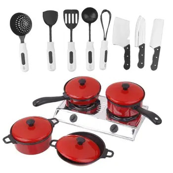 

Kitchenware Cookware Set for Dolls House Miniature Home Kitchen Accessory Model(cookware set)