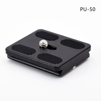 

PU-50 PU-60 PU-70 Quick Release Mounting Plate Metal Bracket with 1/4" Screw for Benro B1 B2 J1 N1 Tripod Ball Head Arca Swiss