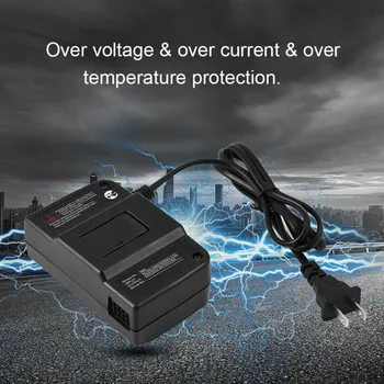 

For Nintend 64 Game Accessory EU/US Plug For N64 AC Adapter Portable Power Adapter Power Supply Converter Wall Charger Black