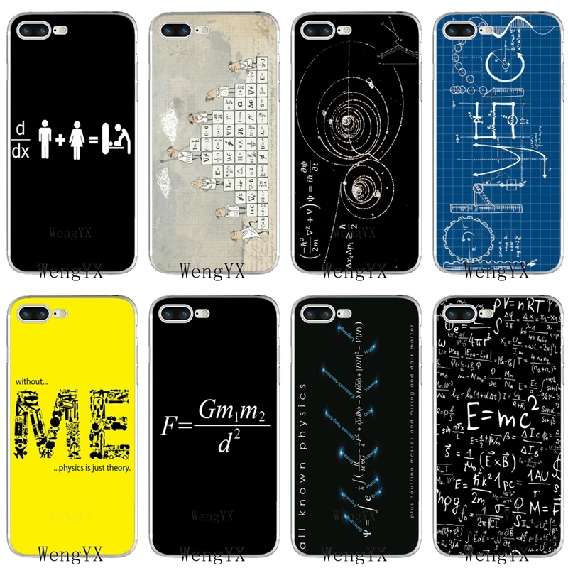 

Science Math physics formula pattern silicone TPU Soft phone case For Huawei P7 P8 P9 P10 P20 pro Lite plus P Smart Mini 2017