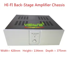 KYYSLB 2018 A2001B amplifier chassis Back Stage Amplifier Chassis Aluminum panels AMP case Enclosure headphone amp case