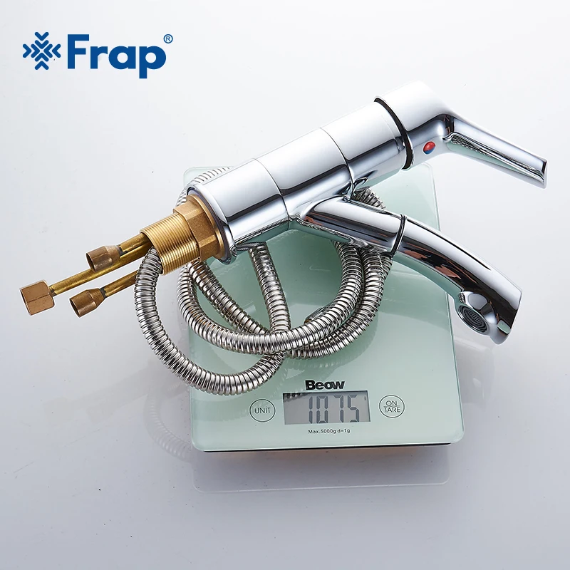 Frap High Quality Pull Out Bathroom Basin Sink