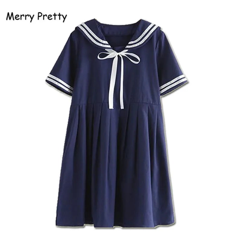 Женское Хлопковое платье Merry Pretty милое летнее в консервативном стиле с коротким