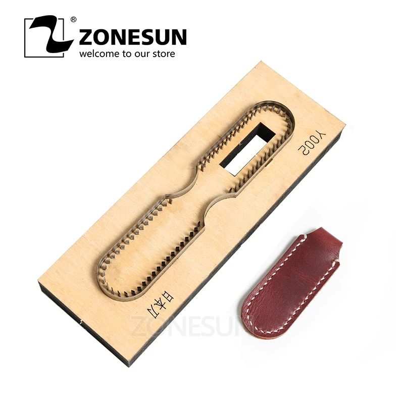 ZONESUN Customized Leather Cutting Die Craft DIY Key Ring Wooden Template Knife Punching Key Chain Cutting Mould Cutter|Punching| - AliExpress