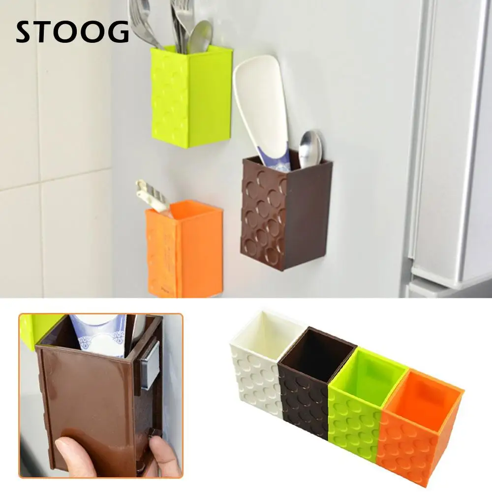 

Organizer Rack Bathroom Shelves Random Delivery Magnetic Storage Box Kitchenware Save Space Convenient Fridge Magnet Storage