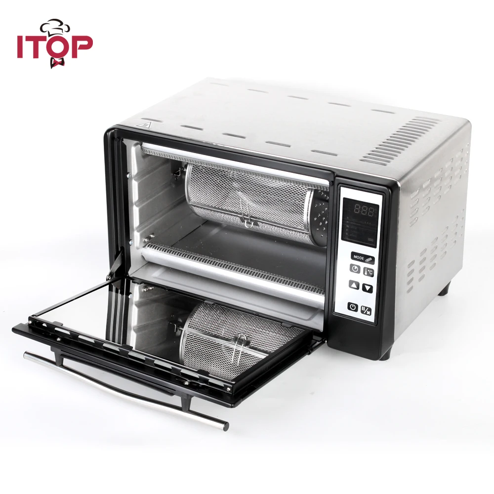 

ITOP Multifunctional Electric Pizza Oven with timer bread, cake, pizza, kebab infrared ovens Machine With Pizza Stone