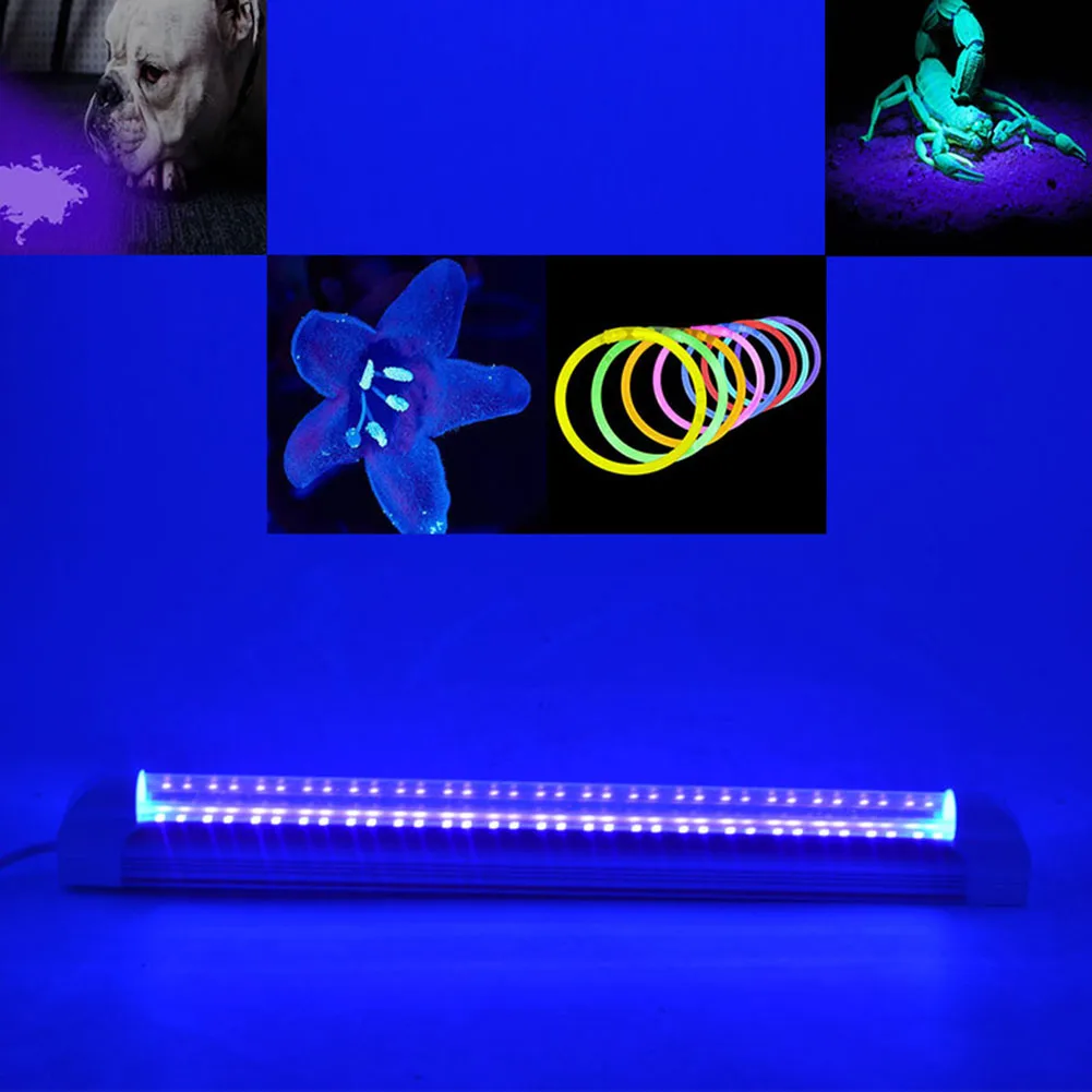 

Fixtures Practical Aluminum Alloy UV Portable Stage Strip USB Powered Bar Blacklight Led Party Two Shift Mode Club