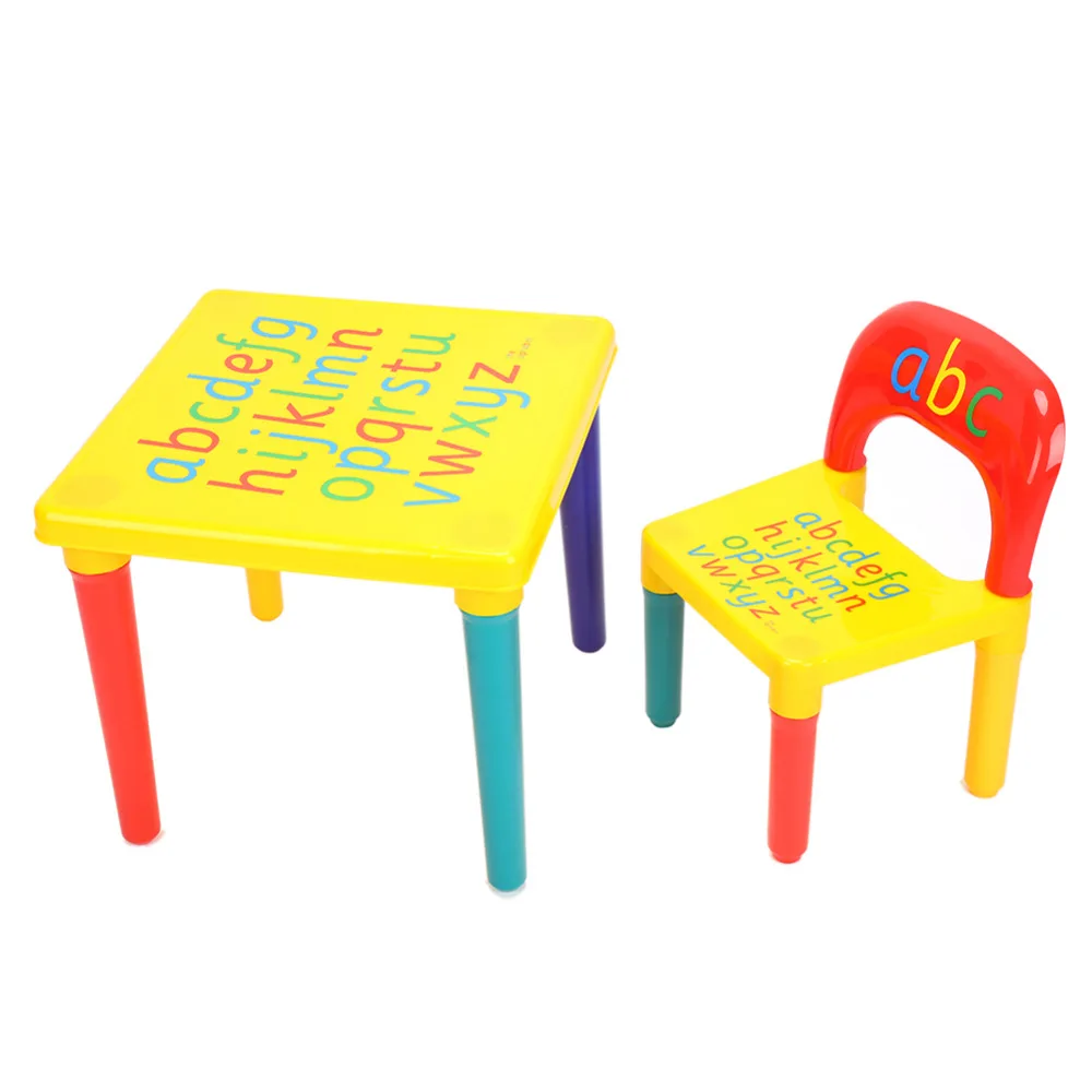 Plastic Table and Chair Set For Kid/Children Furniture Sets Dinner kids Chair And Study Table Sets Cartoon Plastic Table and Chair Set For Kid/Children Furniture Sets Dinner kids Chair And Study Table Sets Cartoon