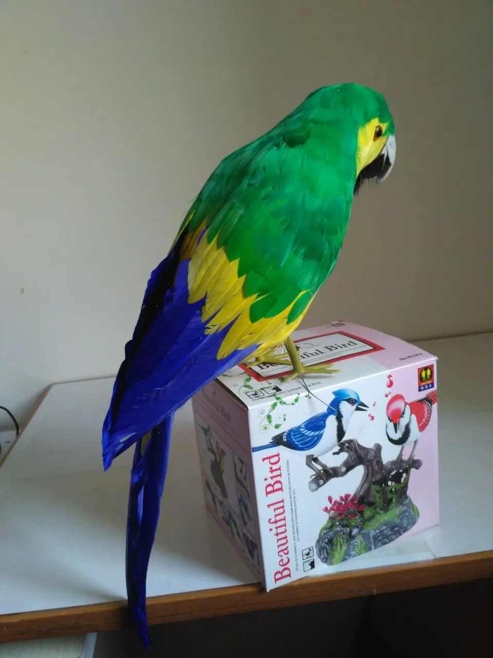 creative simulation parrot toy polyethylene&furs green parrot model gift about 40cm 1411