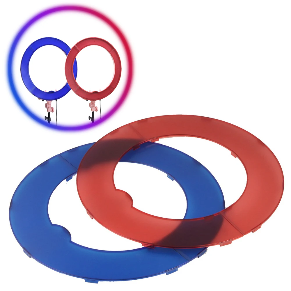 

Meking Color Filter Set for 14"/18" LED Ring Light Dramatic Effect Poster Advertisement Photography Commercial Shooting Gear