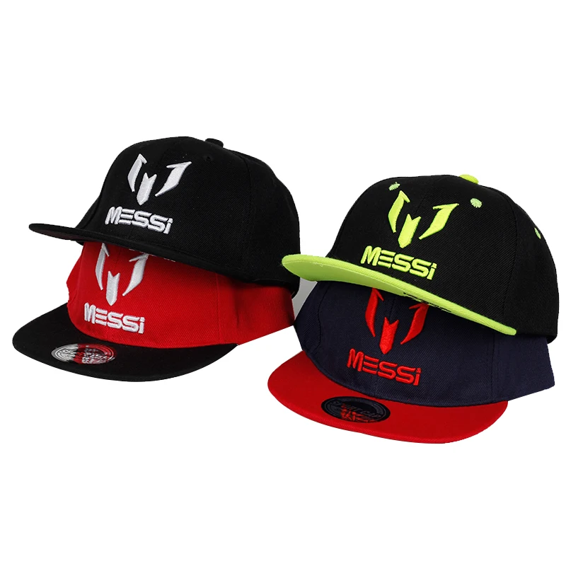 

New Fashion Children Ronaldo Neymar Baseball Cap Hat Boys Girls Kids Big bone embroidery MESSI Snapback Hats Hip Hop Caps Gorras