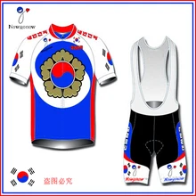 Новинка г., наборы для велоспорта из Южной Кореи для велосипедной команды/Джерси+ белые шорты на лямках дышащие 3D гелевые подушечки