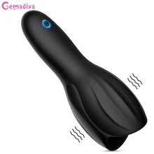 Male Glans Vibrator penis Massager Enlarge With Male Massager tool private Delay Lasting Stamina Trainer Men adult toys