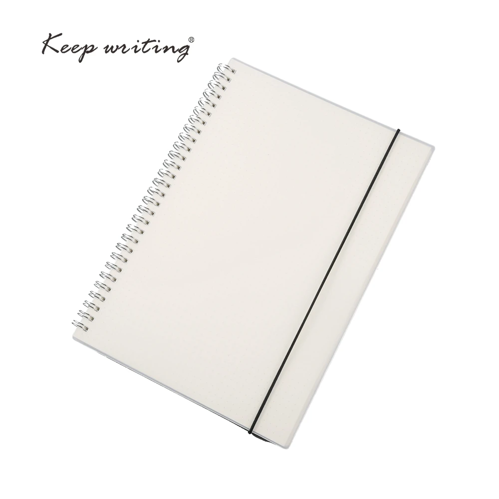 A4 B5 Spiral book coil Notebook Lined DOT Blank Grid Paper dotted