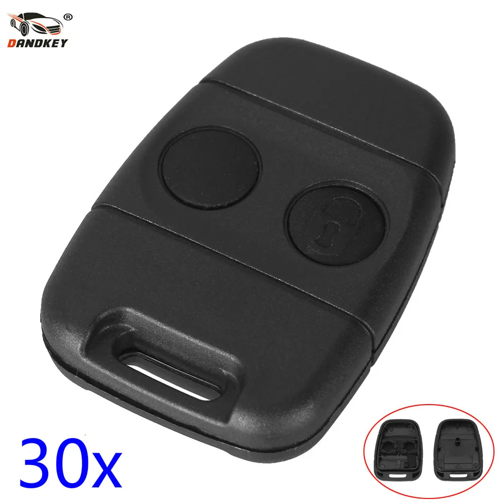 

DANDKEY 30x 2 Buttons Remote Key Shell Case For Land Rover Discovery 1 Freelander C50 Auto Durable Fob Replacement Car Key Shell