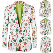 Мужской осенне-зимний Рождественский приталенный костюм с длинным рукавом, куртка, Тренч, верхняя блузка, повседневный костюм, куртка для мужчин, Новая мужская мода L15