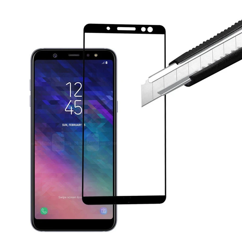 Закаленное стекло с полным покрытием для Samsung Galaxy J4 J6 J8 2018 J3 J5 J7 2017 Prime Duo Защитная