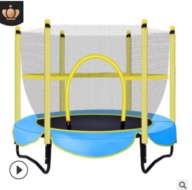 Детские Крытый небольшой отскок кровать дома дети с сеткой trampolineJumpers качели-качалка baby safe кроватка-колыбель игрушечный планшет