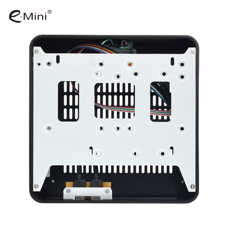 E. mini H80S Mini ITX компьютерный чехол ПК с алюминиевым корпусом шасси двумя USB3.0