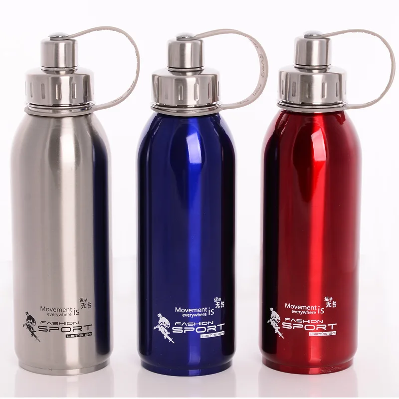 

800ML/1000ML Stainless steel double wall Portable Outdoor vacuum insulation Thermal water bottle with tea infuser Sports flasks