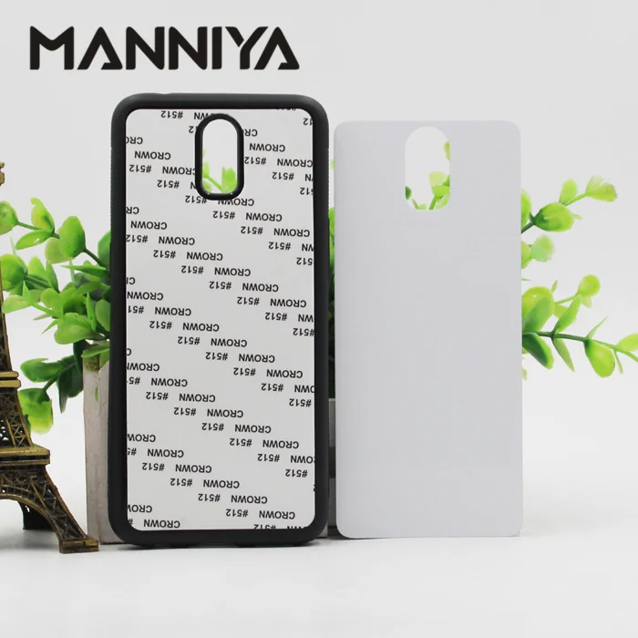 MANNIYA for OPPO Blank Sublimation rubber Case with Aluminum Inserts 10pcs/lot |