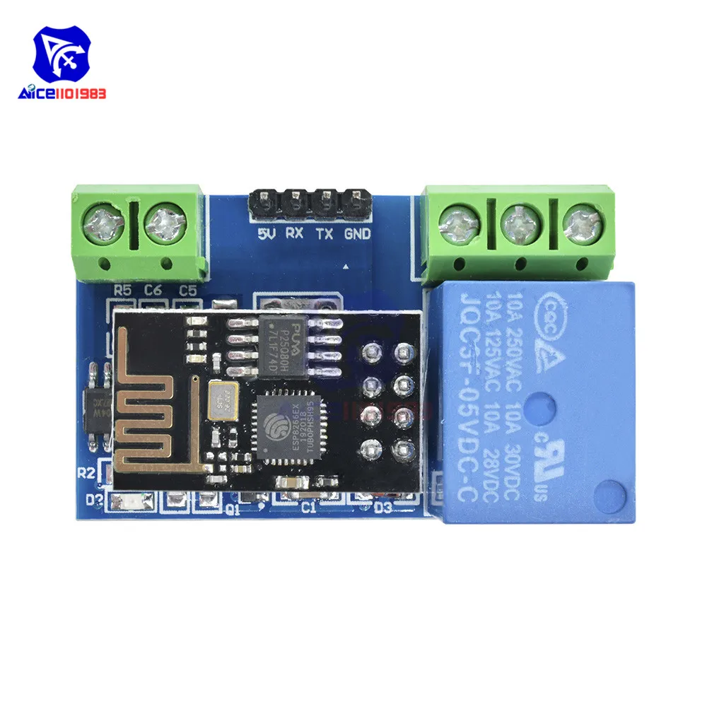 ESP8266 ESP 01 ESP01 DC 5V WIFI релейный модуль для Arduino Things Smart Home|relay module|wifi moduleapp phone |