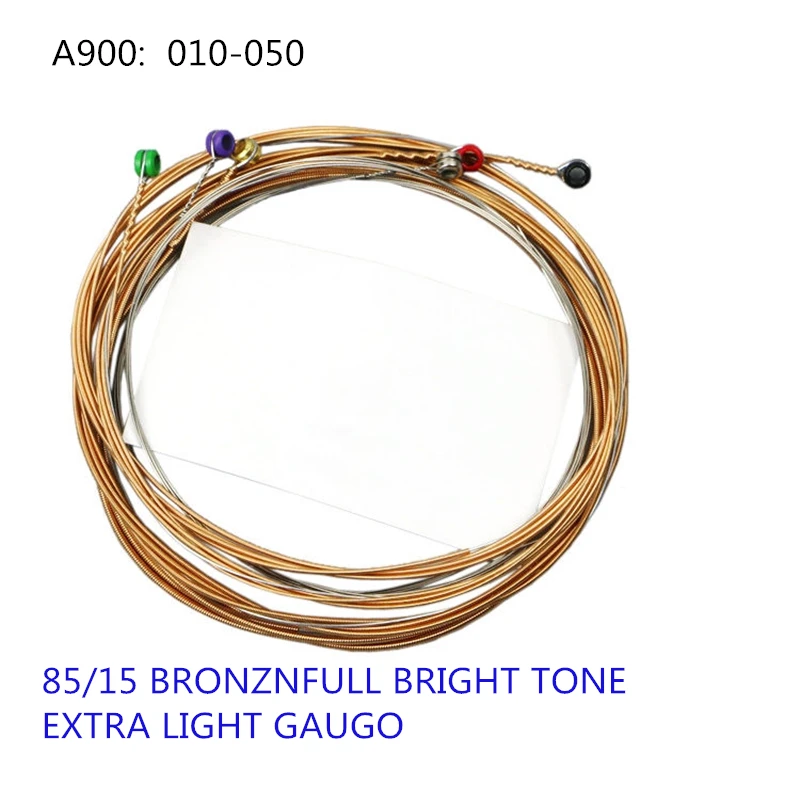 

2sets Acoustic Guitar Strings 010 010-050 Extra Light A900 Bronze Extra Light 011 012 Acoustic Wound Guitar Strings