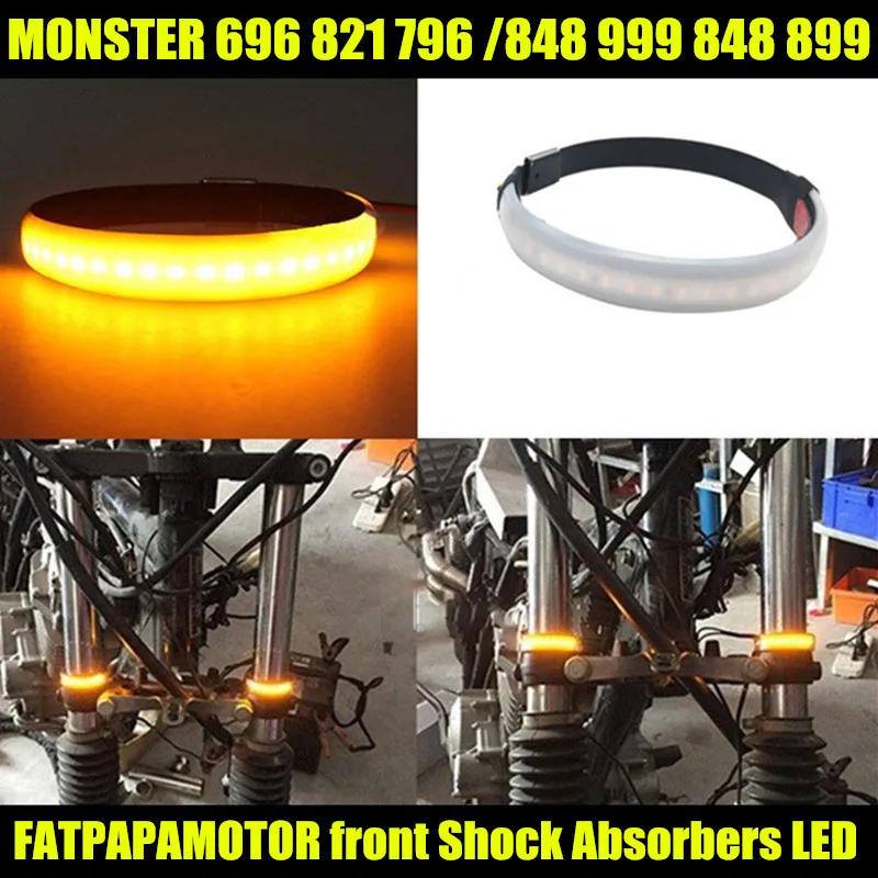 

Motorcycle Accessories Shock Absorber Modification LED Turn lights FOR DUCATI MONSTER 696 821 796 848 999 848 899